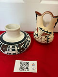 Two Southwestern Style Ceramic Pottery Vessels - thumbnail 1 of 6