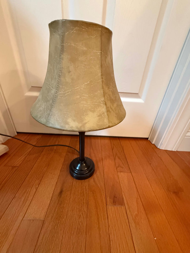 Table Lamp with Fabric Shade - image 1 of 3