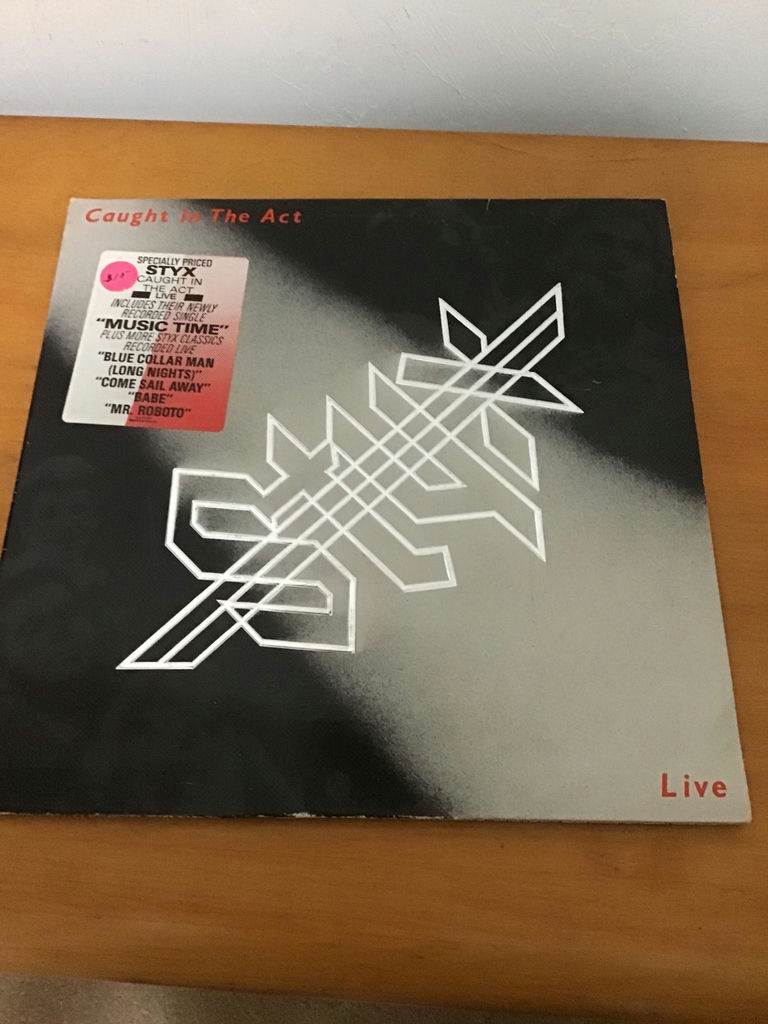 Styx Caught in the Act Live Vinyl Record - image 1 of 1