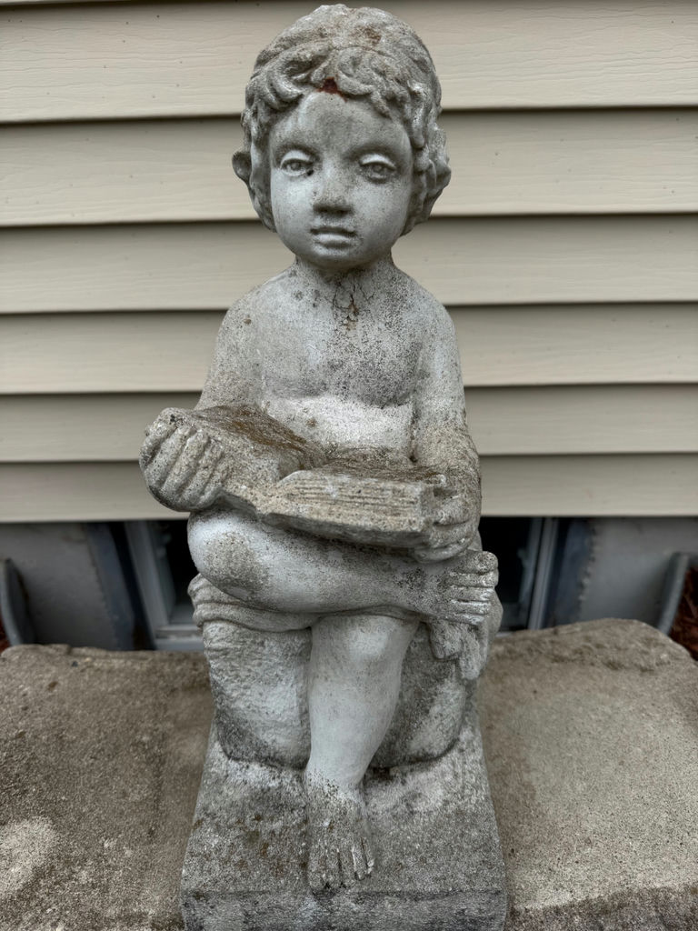 Child Figurine Holding an Open Book - image 2 of 2