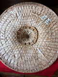 Woven Asian Hat, Decorative Fan, and Porcelain Bowl - thumbnail 5 of 5