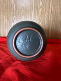 Black Ceramic Vase with Leaf Design - thumbnail 3 of 3