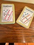 Two Sets of Double Six Jumbo Size Color Dot Dominoes - thumbnail 1 of 2