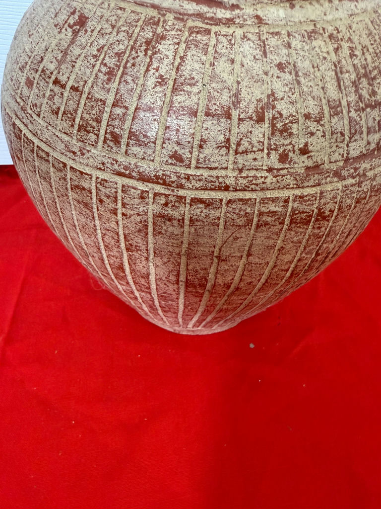 Textured Ceramic Vase - image 2 of 3