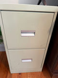 Two-Drawer Metal Filing Cabinet - thumbnail 2 of 3