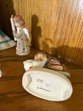 Assorted Porcelain and Glass Figurines with Decorative Fan - thumbnail 2 of 4