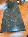 Rectangular Coffee Table with Marble Top - thumbnail 1 of 3