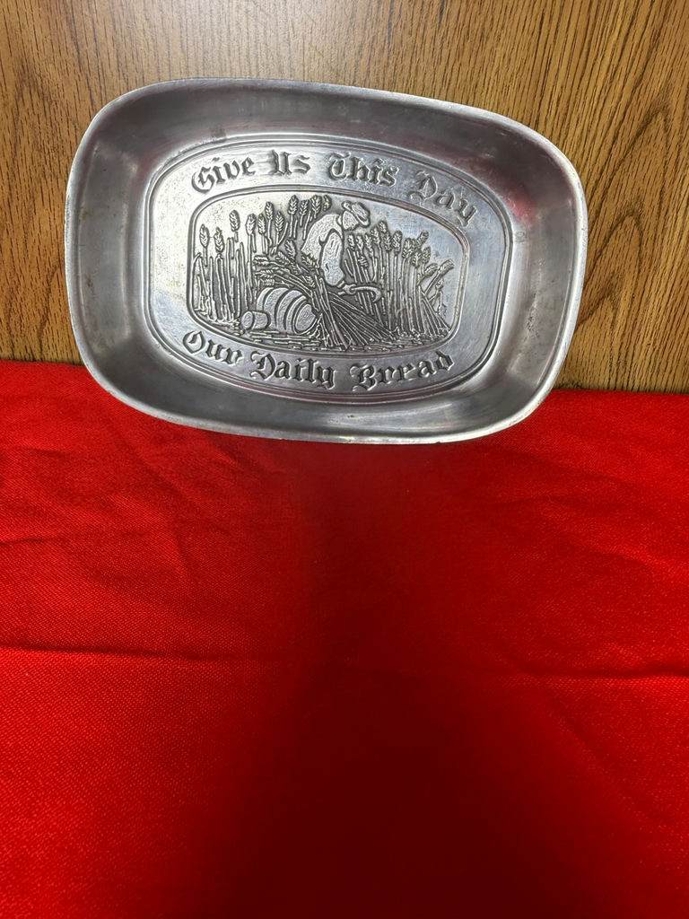 Leonard Durtale Pewter Bread Tray - image 1 of 3