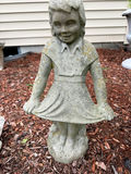 Concrete Girl Garden Statue - thumbnail 2 of 2