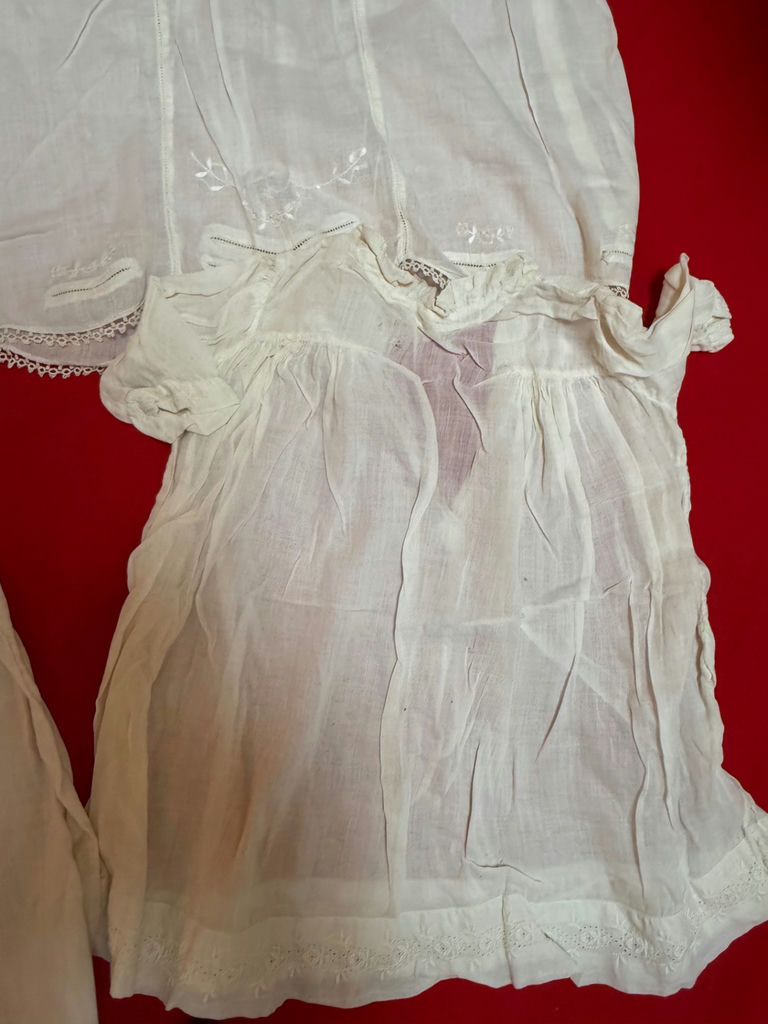 Collection of Vintage White Infant and Child Gowns - image 5 of 5