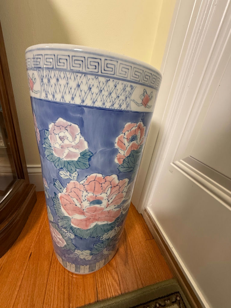 Decorative Ceramic Floral Floor Vase - image 2 of 2