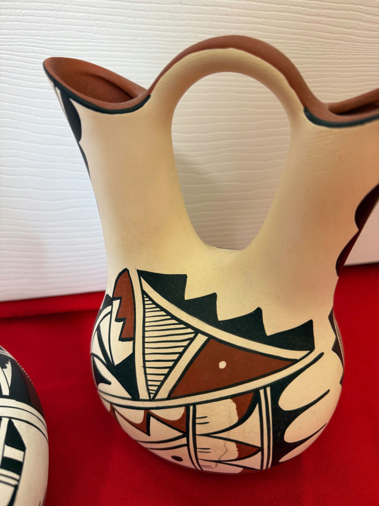 Two Southwestern Style Ceramic Pottery Vessels - image 4 of 6