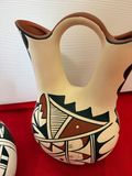 Two Southwestern Style Ceramic Pottery Vessels - thumbnail 4 of 6