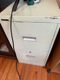 Two-Drawer Metal Filing Cabinet - thumbnail 1 of 2