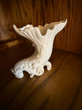 Belleek Porcelain Vase with Rabbit Figurines - thumbnail 2 of 3