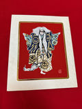 Japanese Textile Art Card - thumbnail 1 of 3