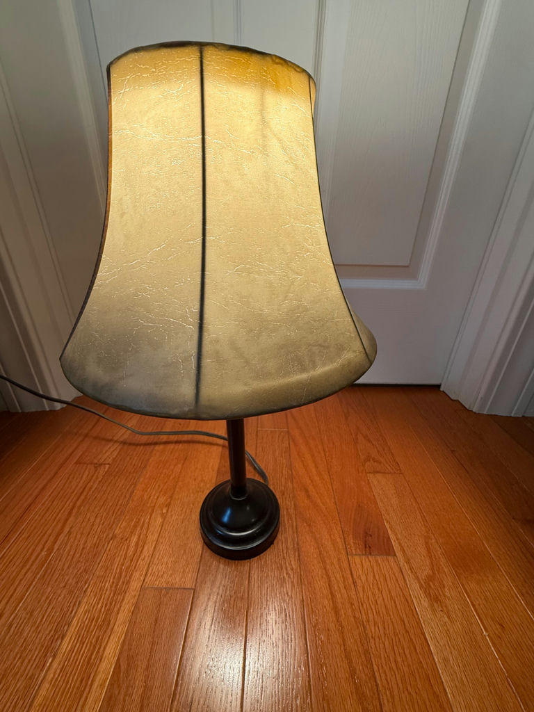 Table Lamp with Fabric Shade - image 2 of 3