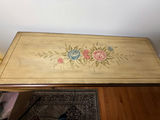Hand-Painted Floral Console Table - thumbnail 3 of 4