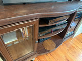 Wood Media Console Cabinet with Glass Doors - thumbnail 3 of 3