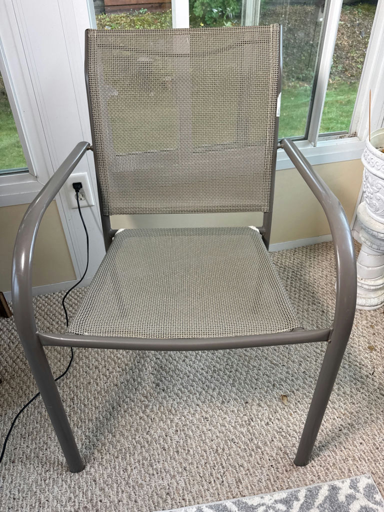 Metal Frame Patio Chair - image 1 of 2