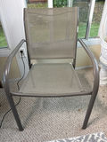 Metal Frame Patio Chair - thumbnail 1 of 2