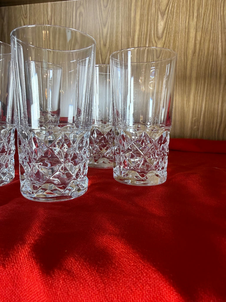 Set of Four Cut Glass Tumblers - image 2 of 3