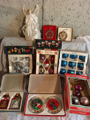 Assorted Christmas Ornaments and Holiday Figurines - Image 1 of 7