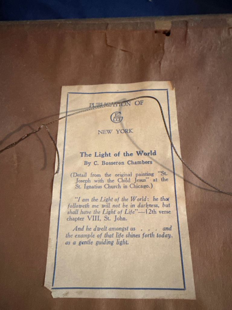 Framed reproduction of The Light of the World - image 3 of 3