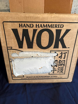 Hand-Hammered Wok Set with Accessories - Image 1 of 2