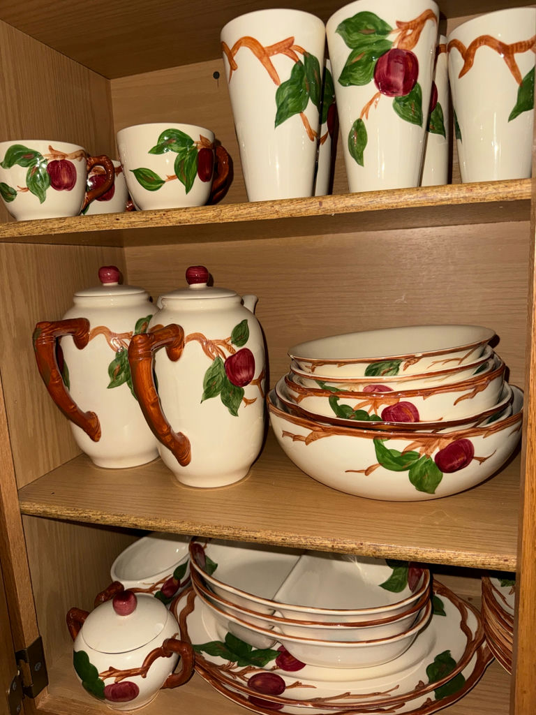 Franciscan fruit-pattern dinnerware set - image 1 of 3