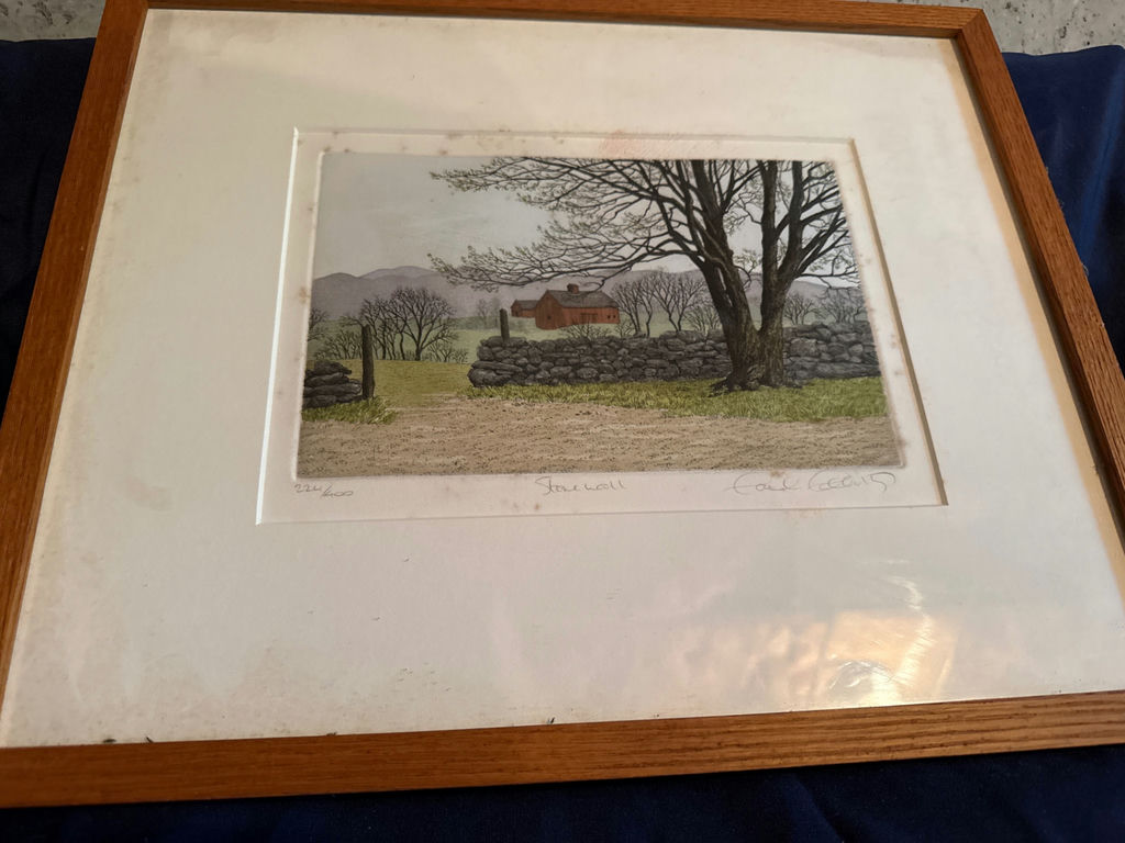 Carol Collette - Stone Wall Landscape Art Print - image 1 of 4