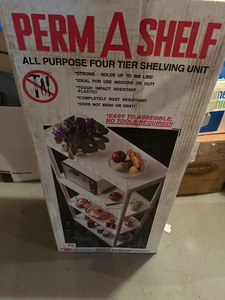 Perm A Shelf four-tier shelving unit - image 1 of 2
