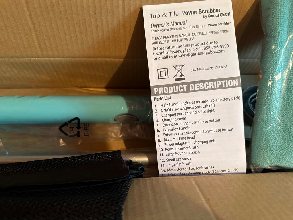 Tub & Tile Power Scrubber Cleaning Kit - image 2 of 3