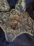 Crystal glassware set with etched floral patterns - thumbnail 5 of 6