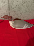 Hand-carved wooden duck decoy (Common Merganser) - thumbnail 1 of 2