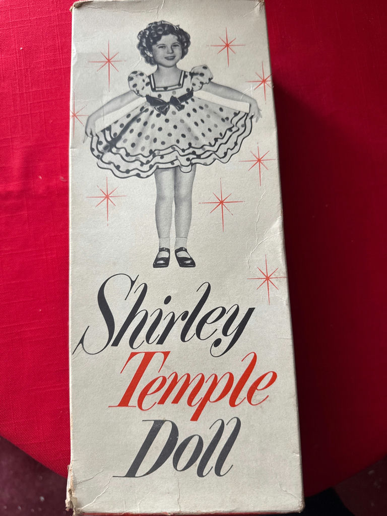 Shirley Temple Vintage fashion doll in blue coat in original packaging - image 4 of 4