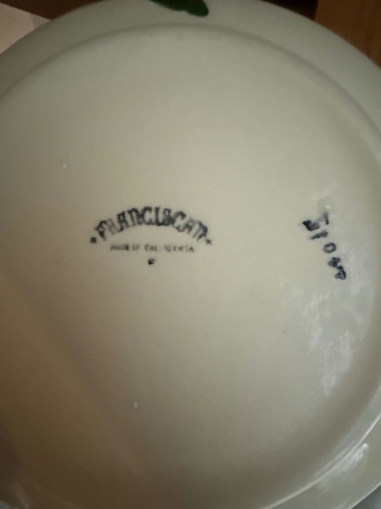 Franciscan fruit-pattern dinnerware set - image 3 of 3
