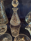 Crystal glassware set with etched floral patterns - thumbnail 4 of 6