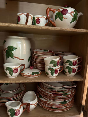 Franciscan Cherry Pattern Earthenware Dinnerware Set - Image 1 of 6