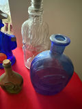 Assorted vintage glass liquor decanters and bottles - thumbnail 2 of 4