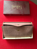 Pink crocodile-embossed Buxton wallet in box - thumbnail 1 of 2