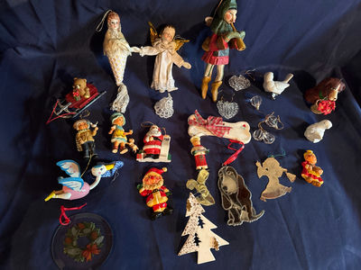 Assorted Christmas Ornaments and Figurines - Image 1 of 5
