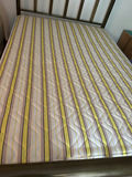 Brass full size metal bed frame with mattress - thumbnail 5 of 5