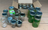 Assorted Mason Jars and Glass Jars with Lids - thumbnail 1 of 4