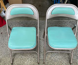 Folding Metal Chairs - thumbnail 1 of 4