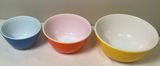 Vintage Classic Pyrex Mixing Bowls, Cornflower Corning Ware - thumbnail 2 of 5