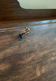 Dark wood secretary desk with drop-front writing surface - thumbnail 8 of 8