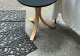 Small Round IKEA Table And Four Anti-Skid Stair Mats. - thumbnail 2 of 4