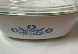Vintage Classic Pyrex Mixing Bowls, Cornflower Corning Ware - thumbnail 5 of 5
