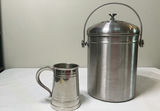 Stainless steel compost bucket, and mug - thumbnail 1 of 3